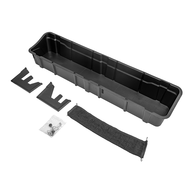 Istuimen alla oleva säilytyslaatikko