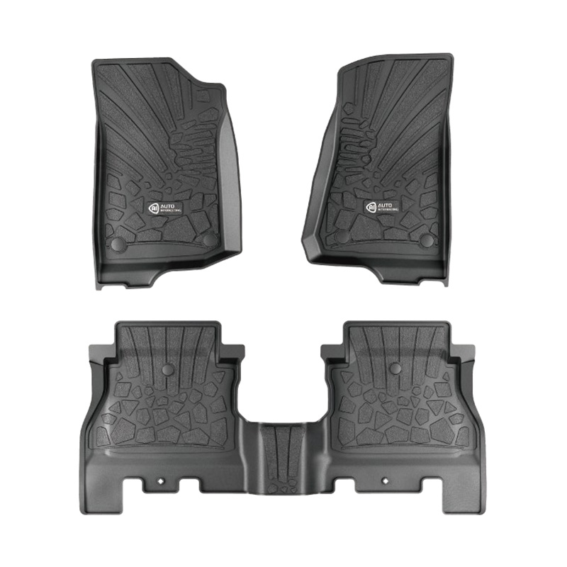 JEEP WRANGLER JL 2018-2023 (musta, yksi 3 kappaleen sarja)